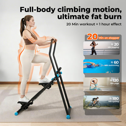Centra Vertical Stair Climber Stepper Exercise Machine Foldable Home Fitness Gym