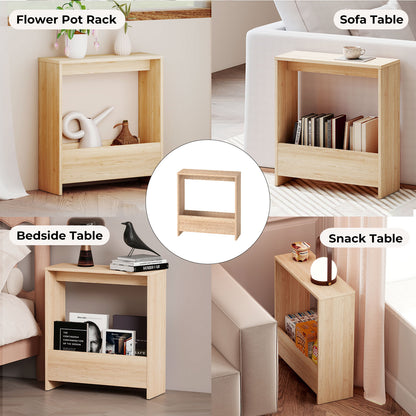 Levede Slim Side Table Storage Small Space Sofa End Table Bedside Living Room