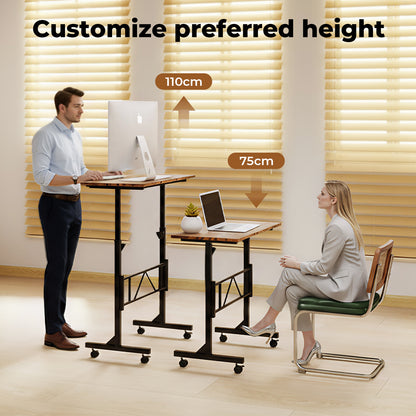 Levede Standing Desk Height Adjustable Office Laptop Pc Computer Workstation