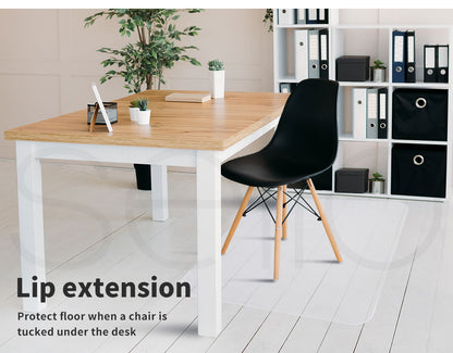 Marlow Non Slip Office Chair Desk Mat Floor Computer Carpet Protector PVC Clear