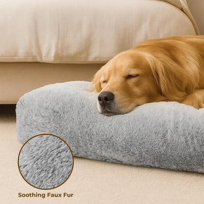 Skylos Extra Large Dog Bed Mattress Plush Cushion Washable Pet Crate Pad Mat