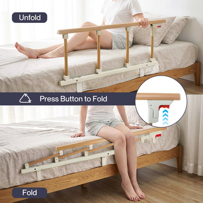Levede Mobility Bed Grab Rails Folding Guard Safety Elderly Adults Assist 180kg