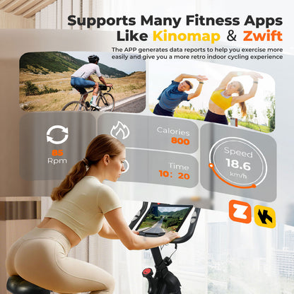 Centra Magnetic Exercise Bike Smart Indoor Cycling Spin Bike Cardio Home Gym