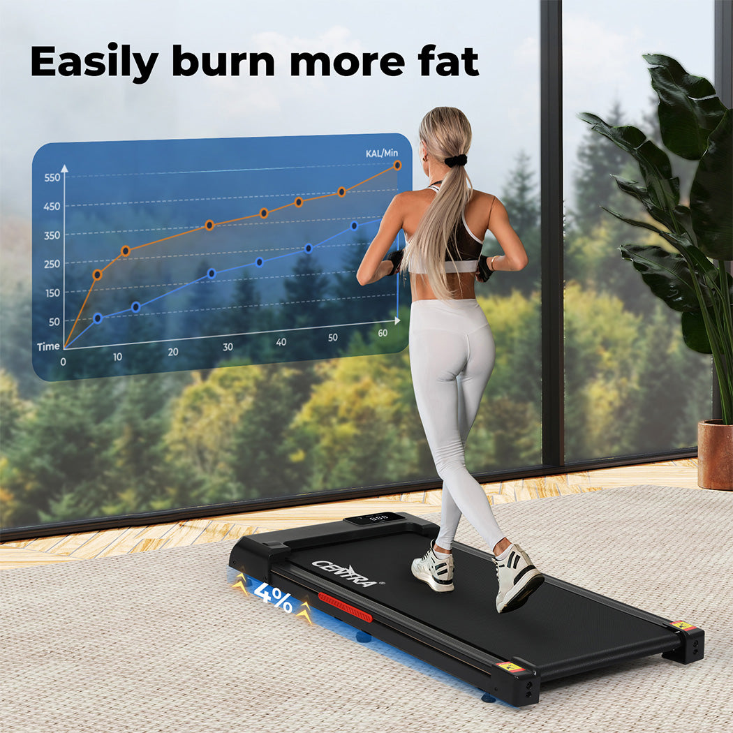 Centra Under Desk Electric Walking Pad Treadmill Running Machine Online Fitness