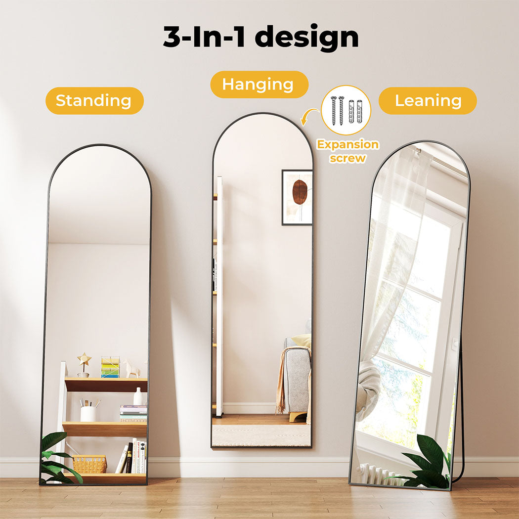 Levede 165X60CM Full Length Free Standing Floor Mirror Wall Mounted Home Decor
