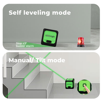 Traderight Green Laser Level 360° Self Leveling Green Light IP54 Water Resistant