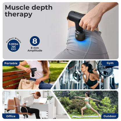 Centra Massage Gun Deep Tissue Heating Cooling Head for Muscle Deep Relaxation