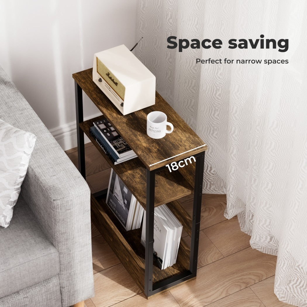 Levede Coffee Table with Storage Shelf Bedside Cabient Sofa Side End Tables