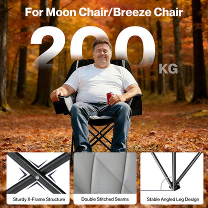 Levede Folding Camping Chairs Bed Oversized Portable Outdoor Furniture Hiking