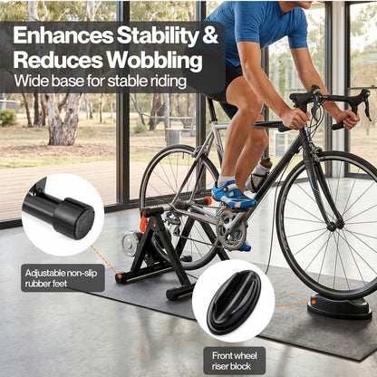 MONVELO Turbo Trainer Magnetic Bike Training Stand 6 Level Resistance Indoor
