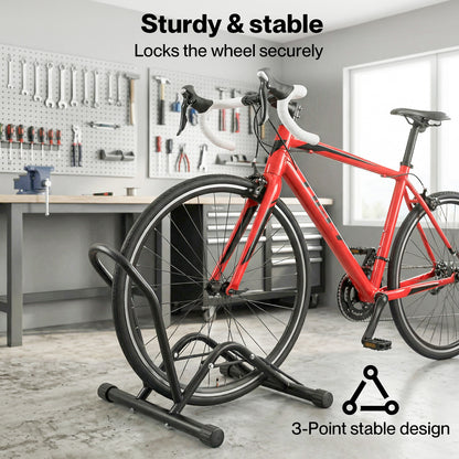 MONVELO Bike Rack Bicycle Stand for Storage Adjustable Bike Floor Parking Rack
