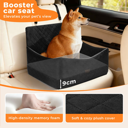 Skylos Dog Booster Car Seat Travel Carrier Bed Bag Basket for Medium Large Pets