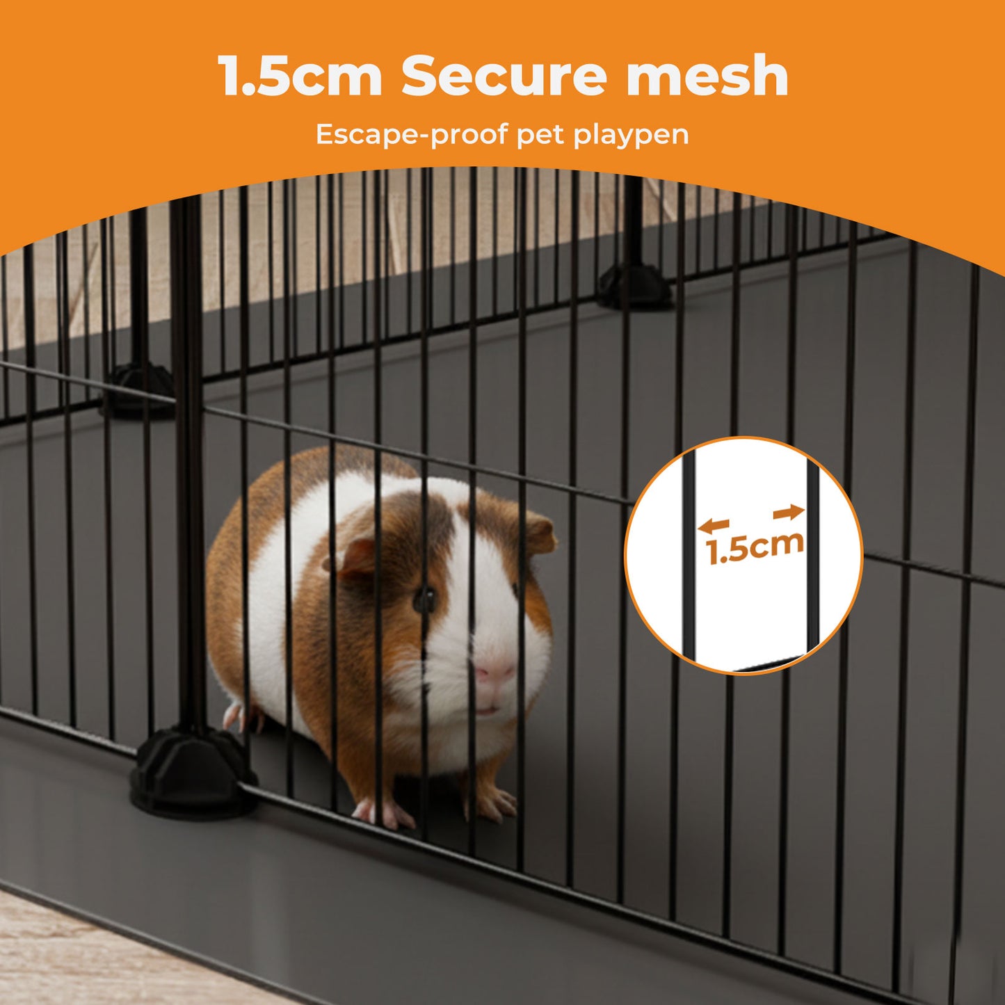 Small Animal Playpen Puppy Rabbit Fence Hamster Exercise Run Enclosure Indoor