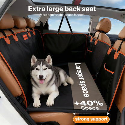 Skylos Dog Car Seat Cover Convertible Pet Back Seat Hammock Protector Waterproof
