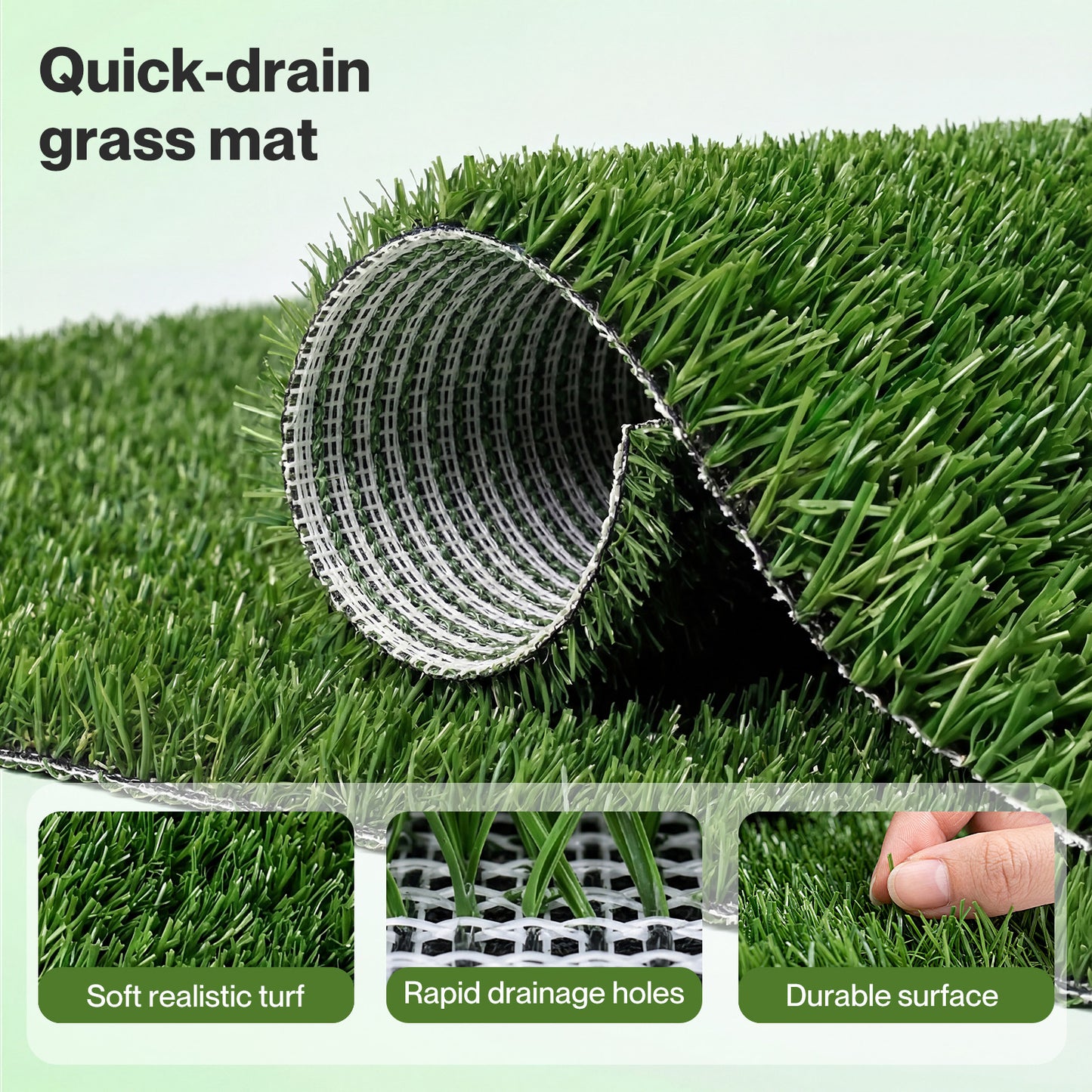 Skylos Dog Potty Tray Artificial Grass Puppy Toilet Trainer Indoor Pet Pee Pad