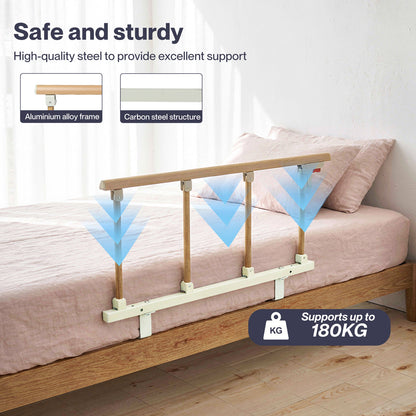 Levede Mobility Bed Grab Rails Folding Guard Safety Elderly Adults Assist 180kg