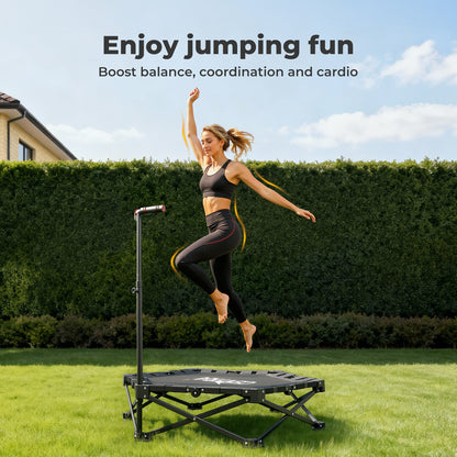Centra 42 inch Trampoline Handrail Rebounder Folding Fitness Exercise Home