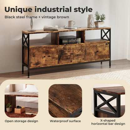 Levede TV Stand Cabinet Entertainment Unit with Drawers Shelves for 65 Inch TV