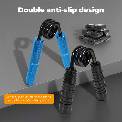 Centra Hand Grip Strengthener Set Gym Trainer Gripper Metal Non Slip 50-200LB