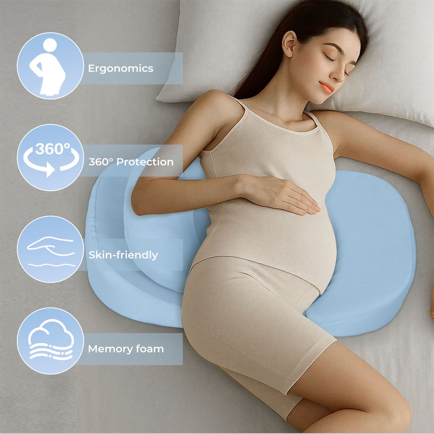 Lavio Pregnancy Pillow maternity Body Support Sleeping Women Nursing Feeding