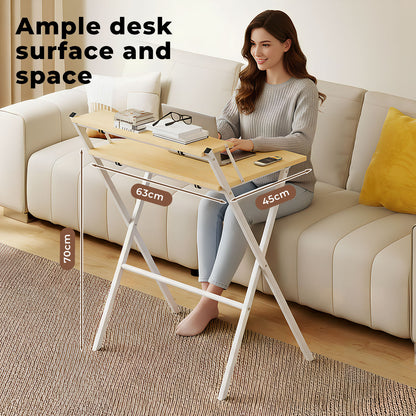Levede Folding Computer Desk Office PC Laptop Table Compact Study Workstation
