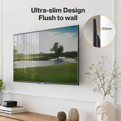 Levede TV Wall Bracket Mount Slim for 32-85 55 65 75 inch Flat 3D LCD LED Plasma