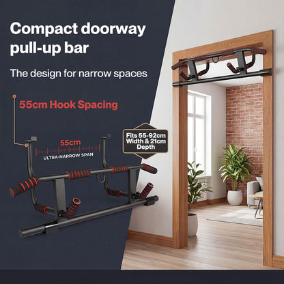 Centra Pull Up Bar Doorway Chin Up Bar Easier Strength Trainer Resistance Band