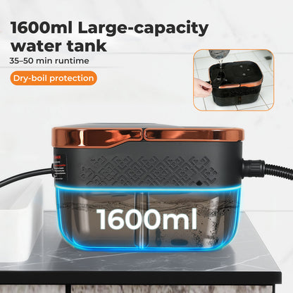 Spector Steam Cleaner Portable Multipurpose Steamer with Tools 6 Level 1600ml