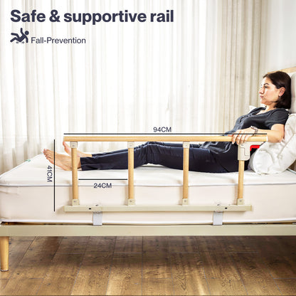 Levede Mobility Bed Grab Rails Folding Guard Safety Elderly Adults Assist 180kg