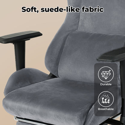 Levede Office Gaming Chair Luxury Warm Recliner Spring Padding with Footrest