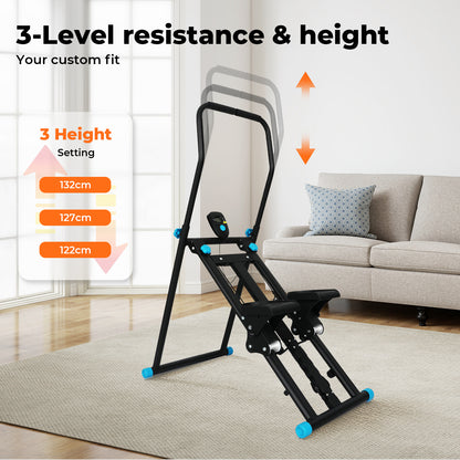 Centra Vertical Stair Climber Stepper Exercise Machine Foldable Home Fitness Gym