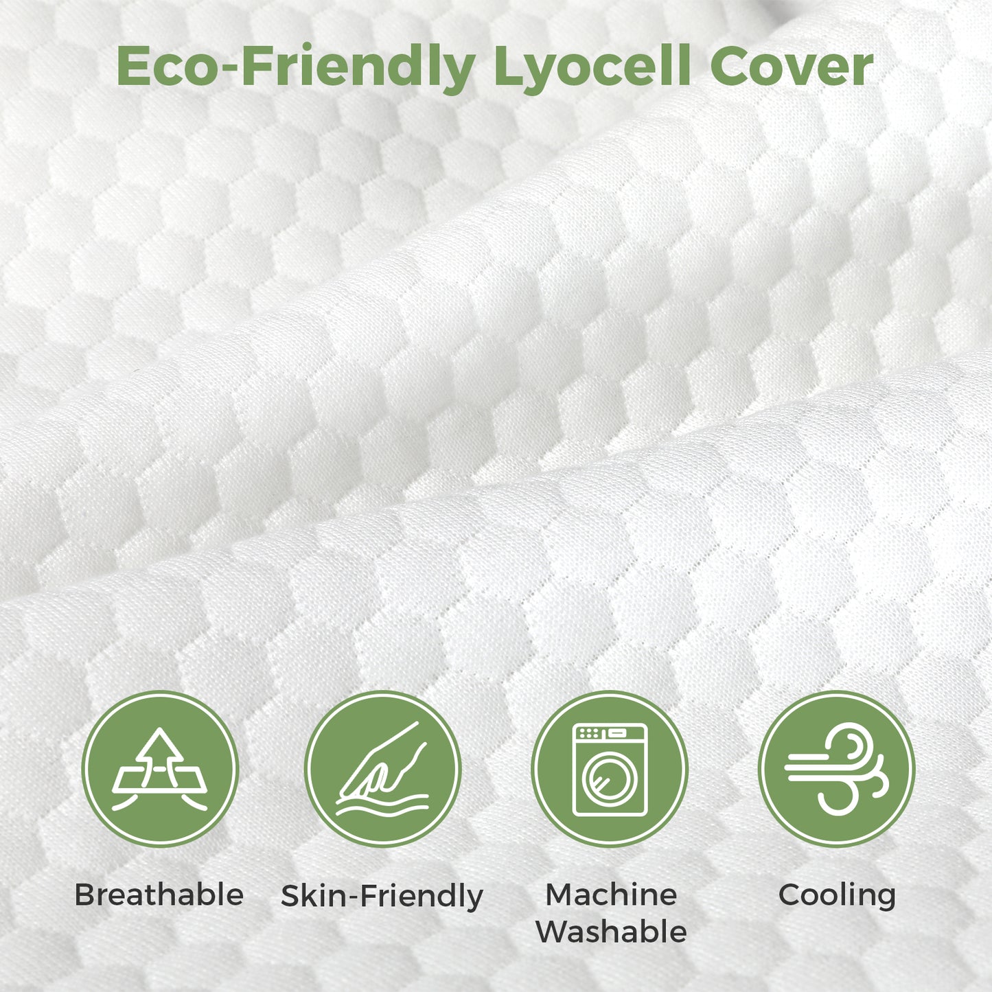 Lavio Pillows 2 Pack Cooling Gel Memory Foam Bounce Back for Neck Shoulder Back
