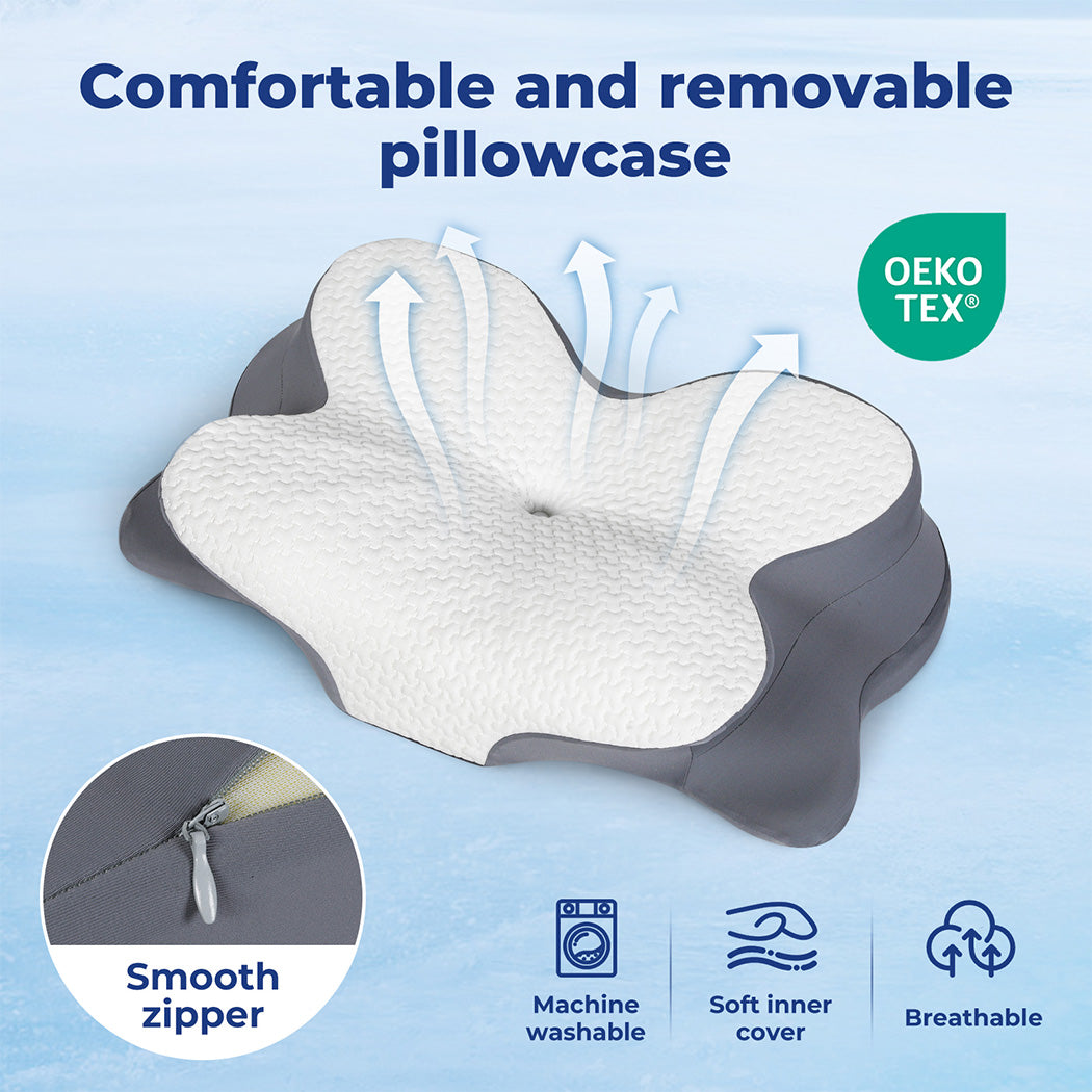 Lavio Memory Foam Cervical Pillow Neck Shoulder Arm Back Support Pain Relief
