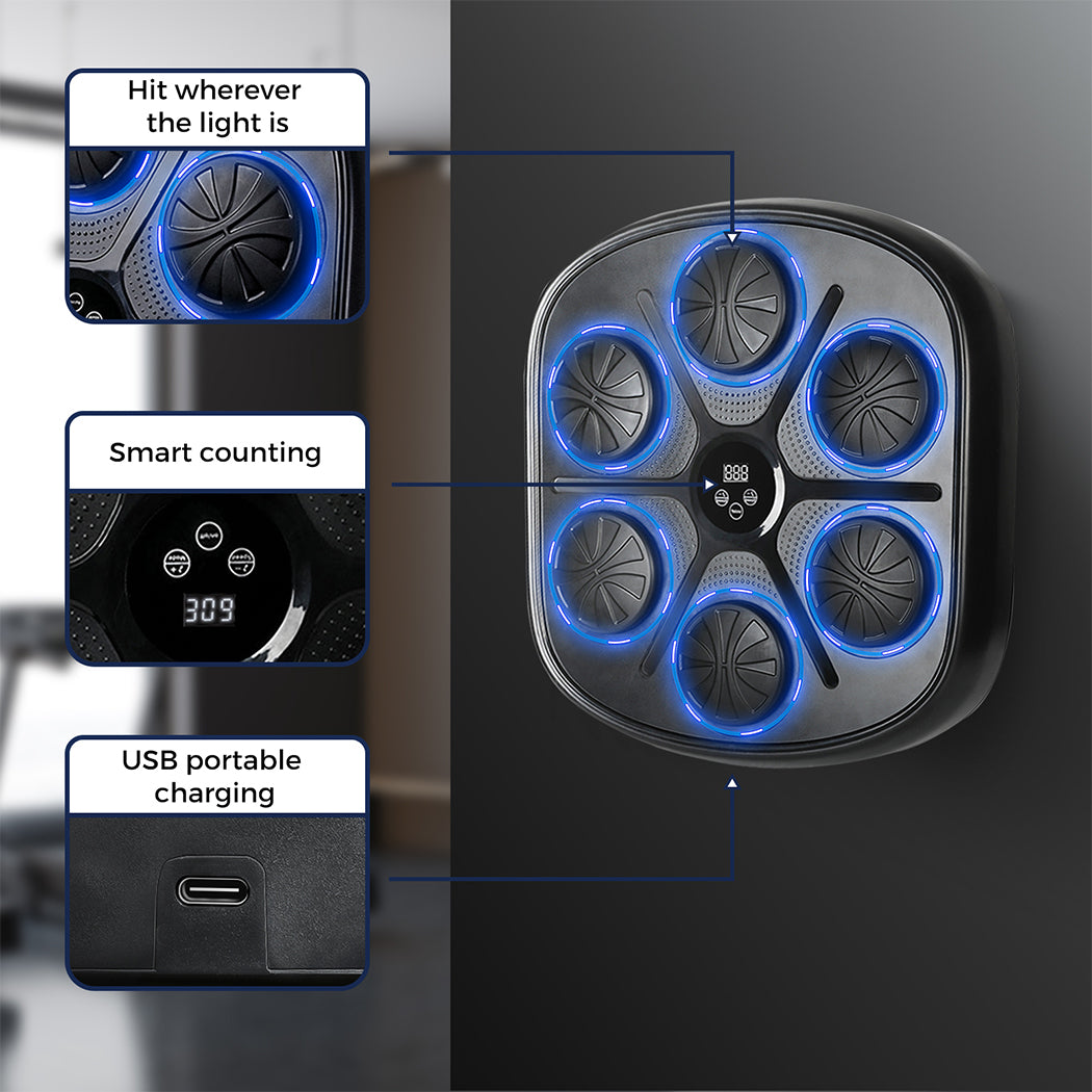 Centra Boxing Music Machine Electronic 9 Punching Mode Traning Pad Bluetooth