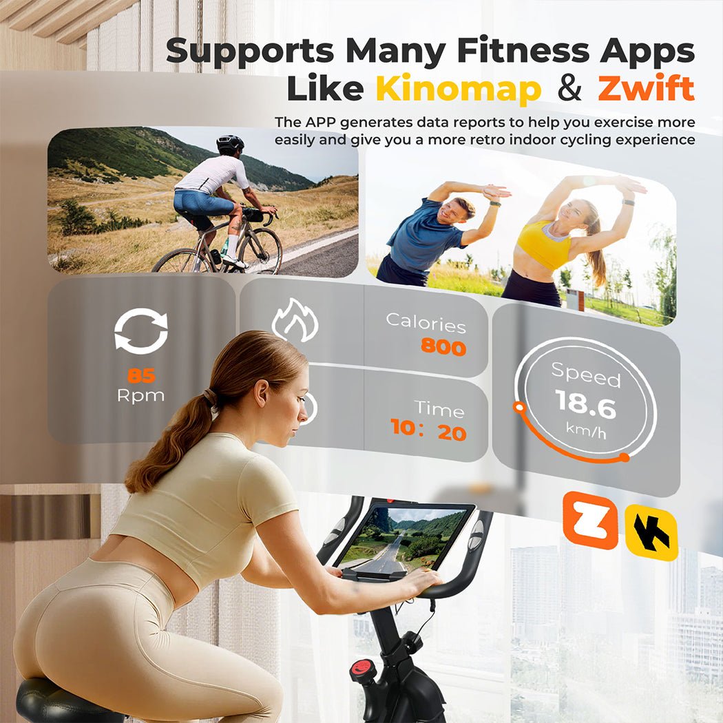 Centra Magnetic Exercise Bike Smart Cardio Cycle Spinning Bike Training Fitness