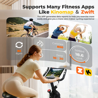 Centra Magnetic Exercise Bike Smart Cardio Cycle Spinning Bike Training Fitness