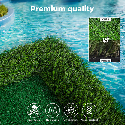 Centra Floating Golf Green Mini Mat Set Putting  Turf Pool Water Outdoor 60x30CM