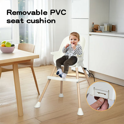 Dekko Adjustable 6-In-1 Baby Highchair Infant Feeding Seat Toddler Table Chair