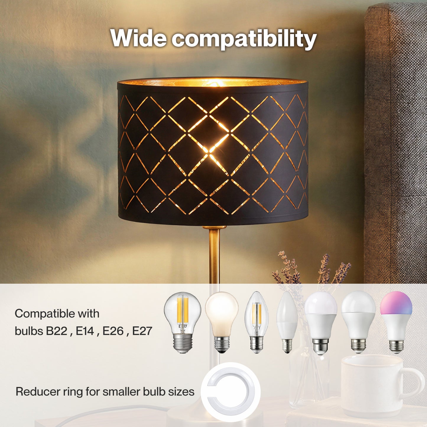 Emitto Ceiling Light Shade Pendant Drum Lampshade Lightshade Living Room Lamp