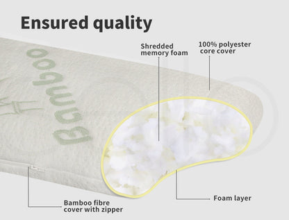 Dreamz Body Pillow Memory Foam Long Full Cushion Sleep Maternity Nursing Support