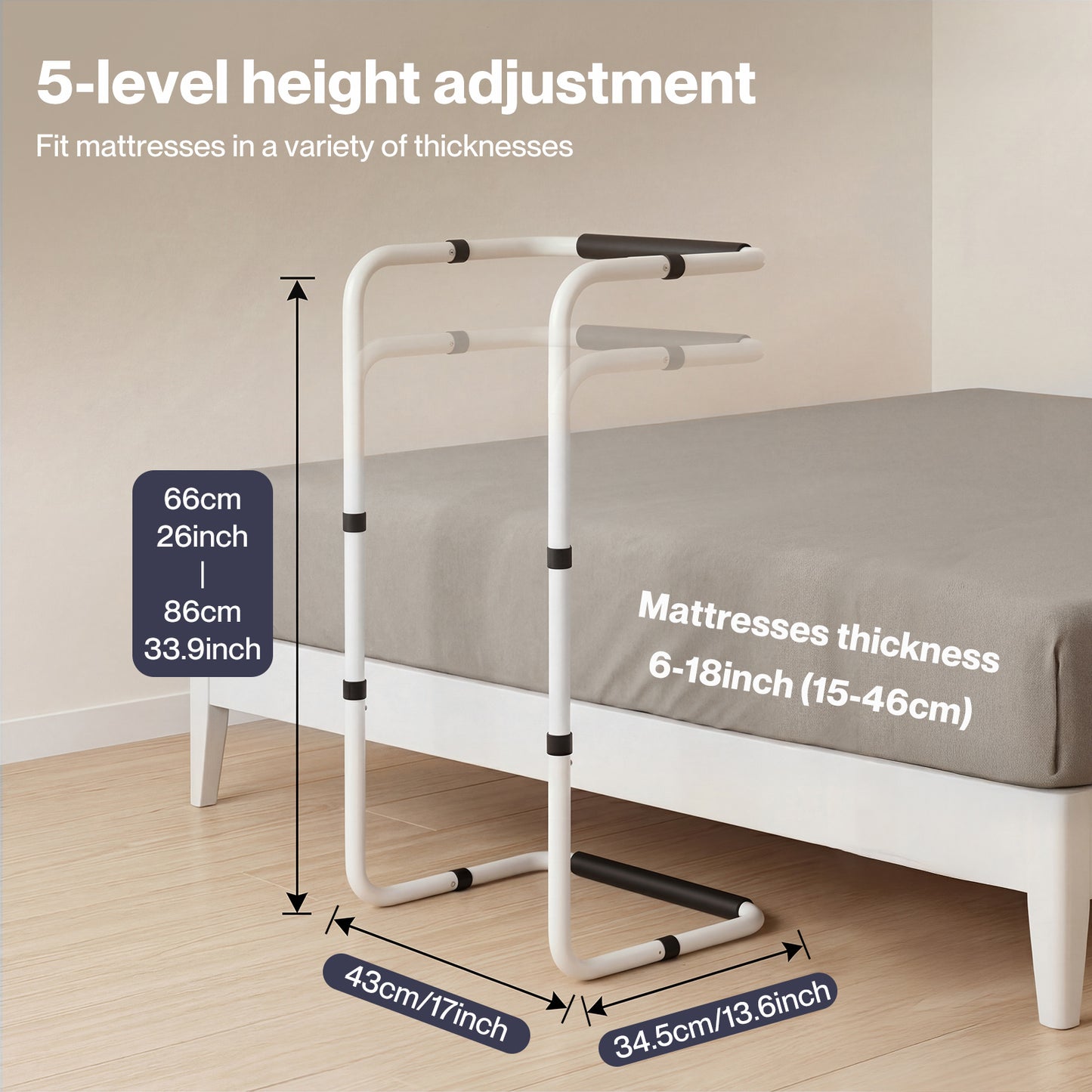 Levede Blanket Lifter for Feet Foot Tent Blanket Support Holder Bar Adjustable
