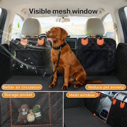 Skylos Dog Car Seat Cover Pet Back Seat Hammock Safety Protector  Waterproof