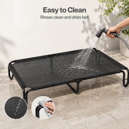 Skylos Elevated Dog Bed Large Breathable Mesh Cooling for Indoor Outdoor