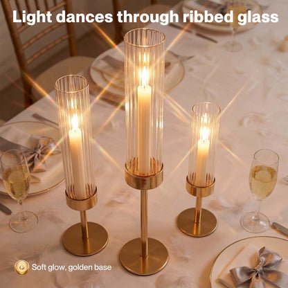 Levede Candle Holder Set Candlestick Stand Light Holder Table Modern Decorative
