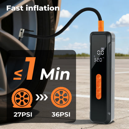 Traderight Car Tyre Inflator Portable Air Compressor Pump 150PSI Rechargeable