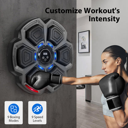 Centra Bluetooth Music Boxing Machine Smart Training Wall Target React Exercise