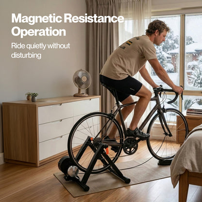 MONVELO Turbo Trainer Magnetic Bike Training Stand 6 Level Resistance Indoor