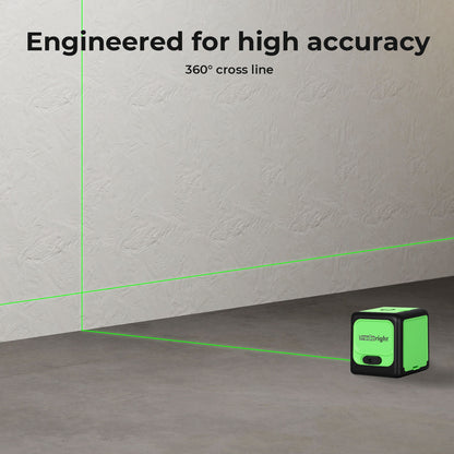 Traderight Green Laser Level 360° Self Leveling Green Light IP54 Water Resistant