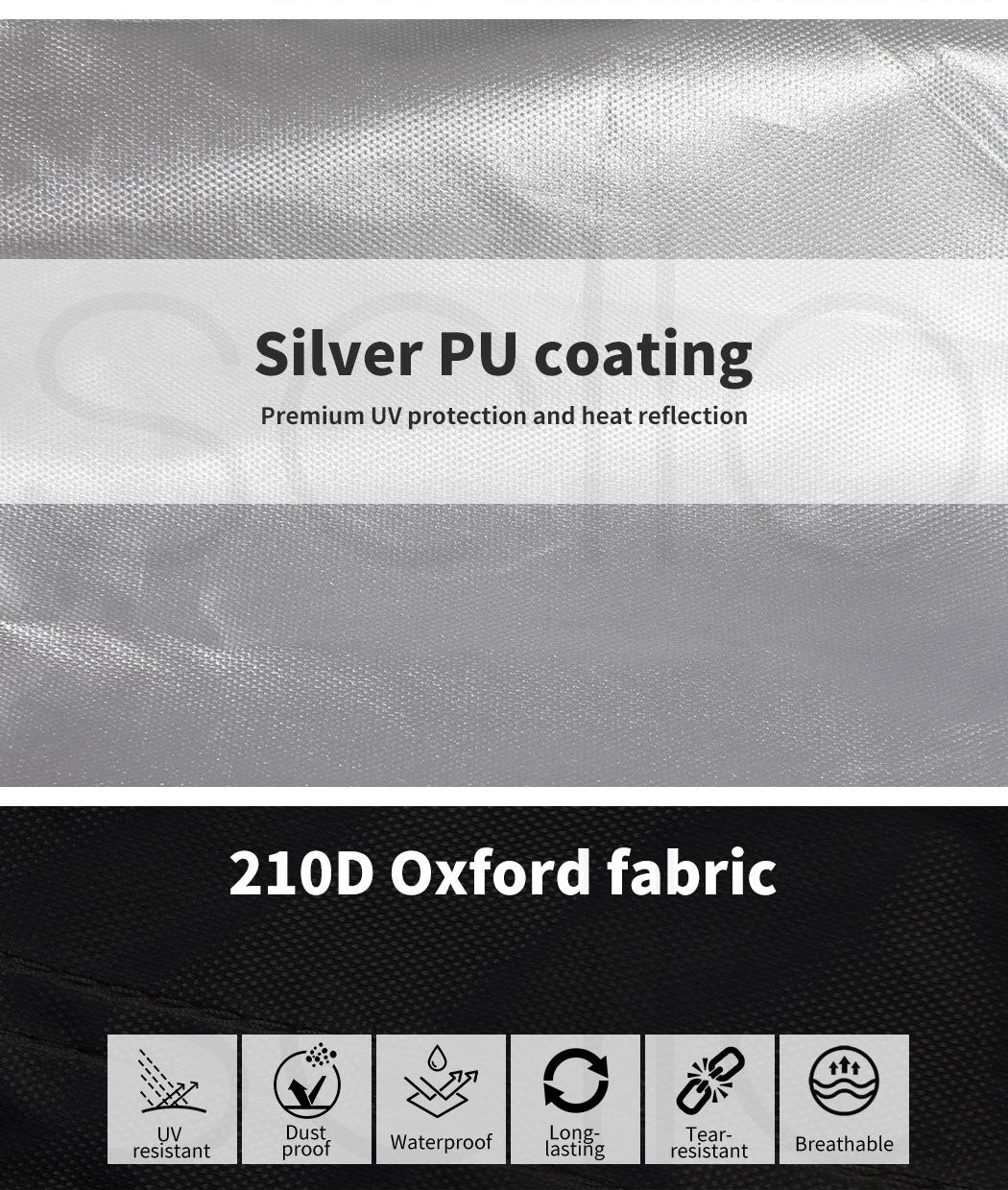Marlow Outdoor Furniture Cover Garden Patio Waterproof Rain UV Protector 242cM