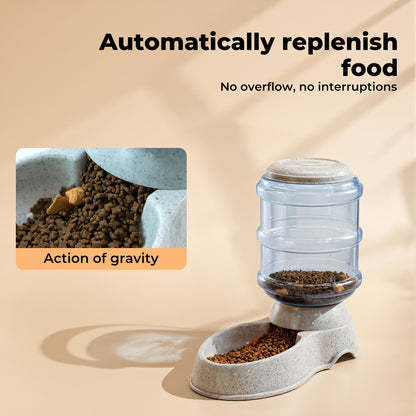Skylos Automatic Pet Food Feeder 3.5L Plastic Dispenser Station for Cat and Dog